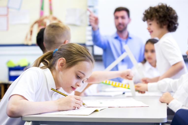 Kids in classroom