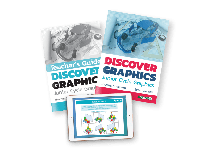 Discover Graphics junior cert graphics school book from Folens