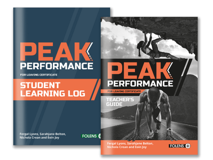 Peak Performance Leaving cert LC PE school book from Folens