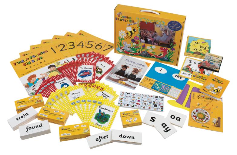 Jolly Phonics Product Range collage