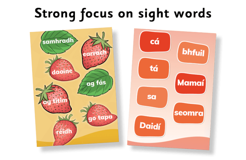 Léigh Liom sight words images