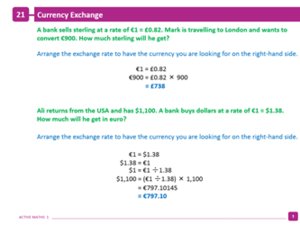 Currency Exchange