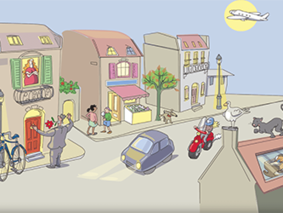 Vocabulary poster - The city