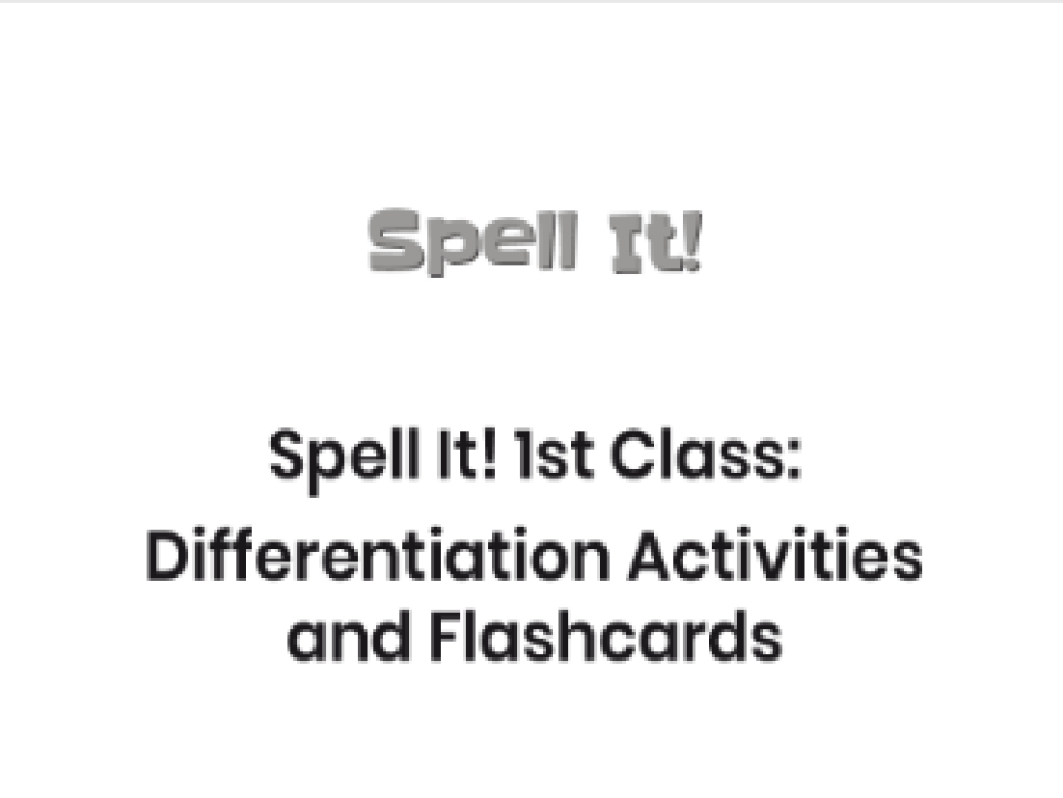 Spell It! 1st Class