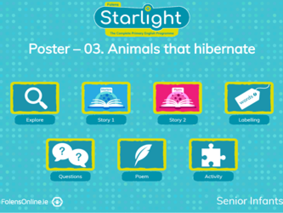 Poster - 3. Animals that Hibernate