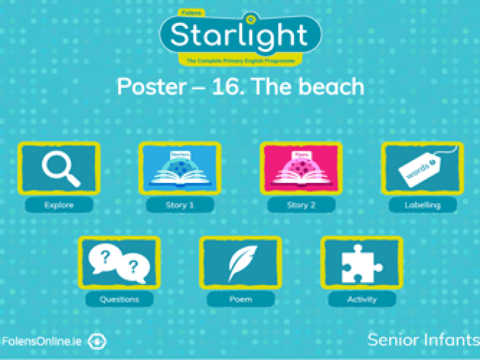 Oral language poster: Poster - 16. The Beach