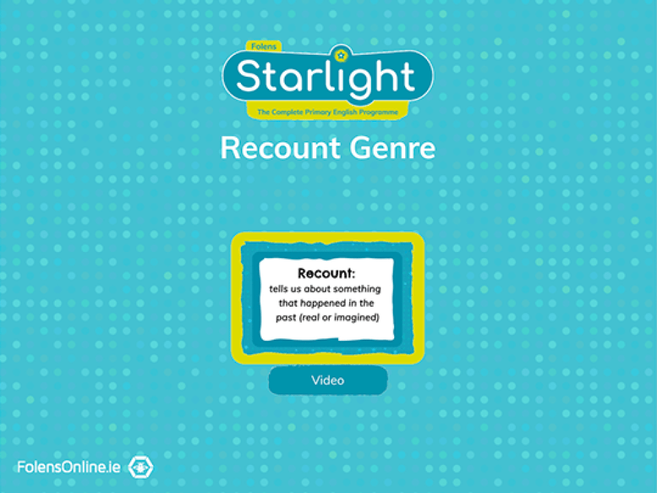 Genre Video: Recount Thumbnail