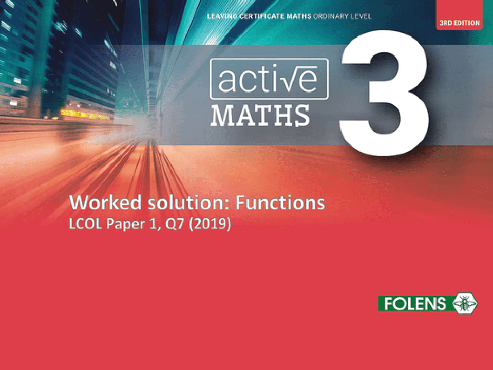 Worked Solution Video: Quadratic Functions Thumbnail