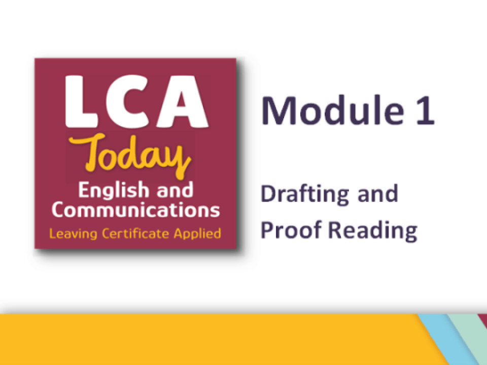 Module 1: Drafting and Proofing Thumbnail